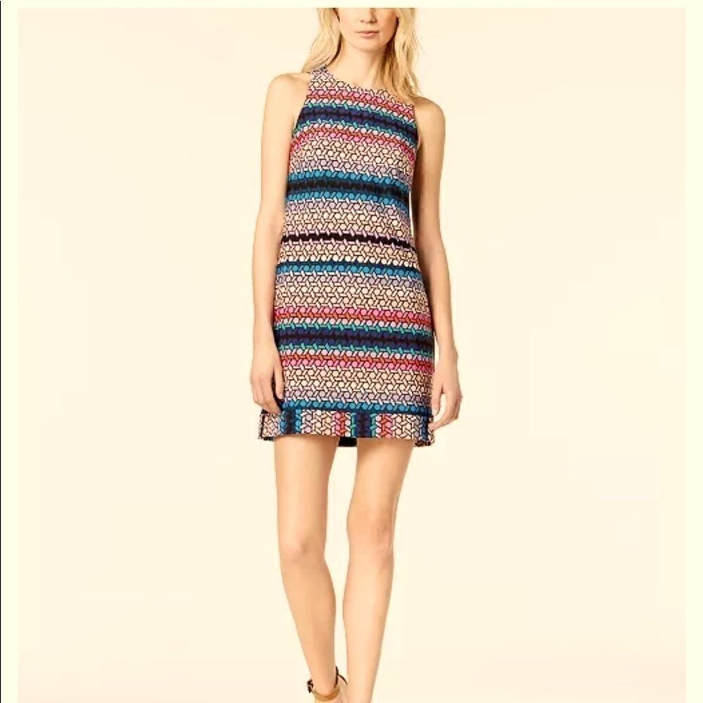 Trina Turk Macee Sleeveless Crewneck Minidress Sz4
